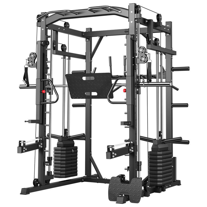 Home Gym Equipment Set - Smith Makinesi Kapsamlı Antrenman Güç Rafı