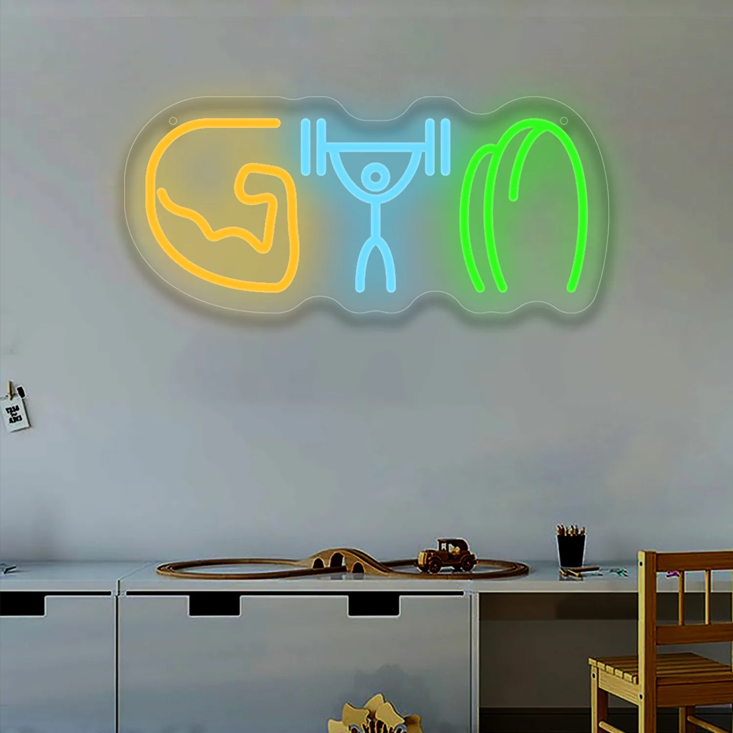 Spor Salonu Neon Tabelası, Ağı - Home Gym Neon Sign incelemesi ve fiyatı