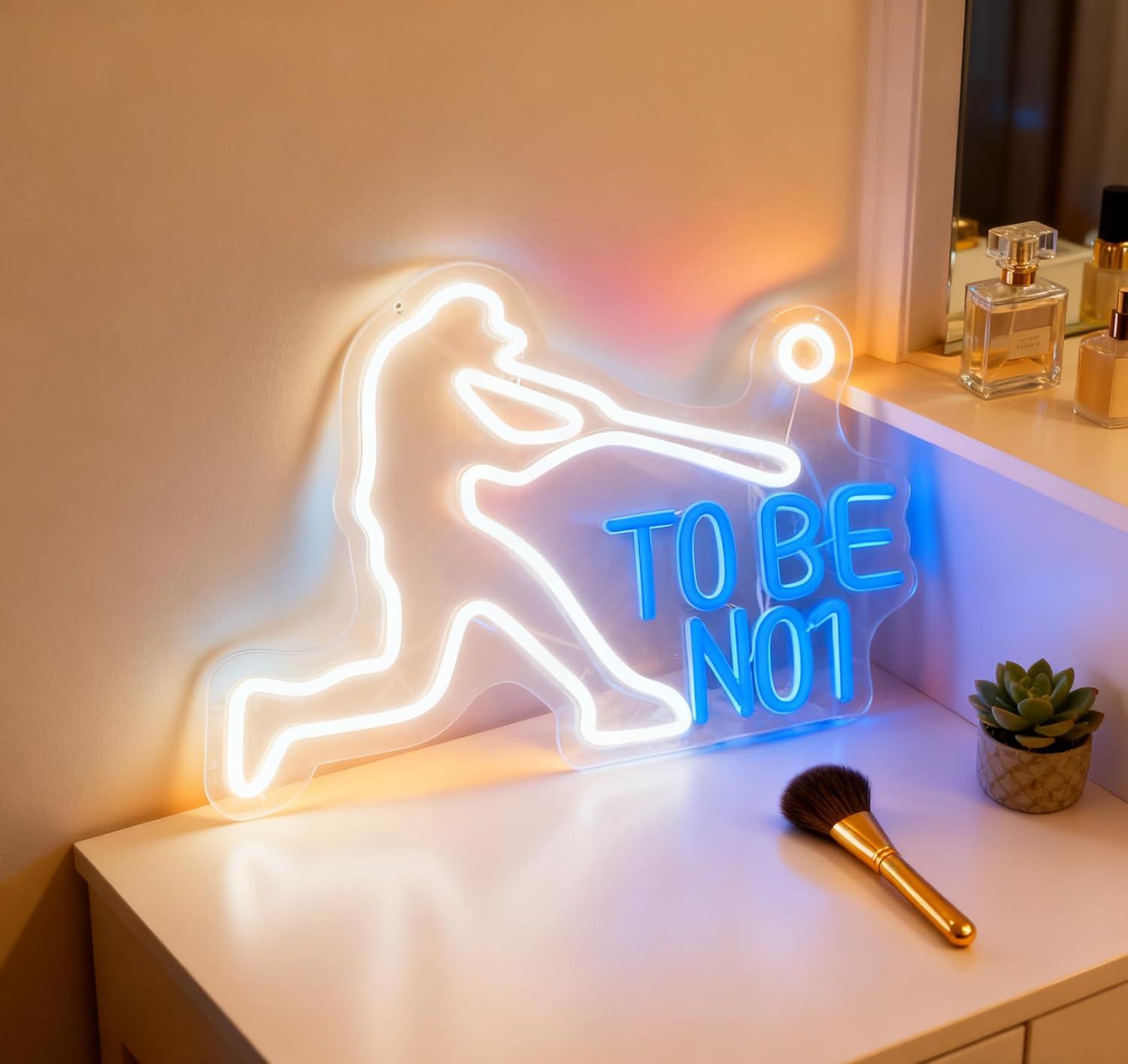 To Be No1 Neon Tabela USB Kısı - Home Gym Neon Sign incelemesi ve fiyatı