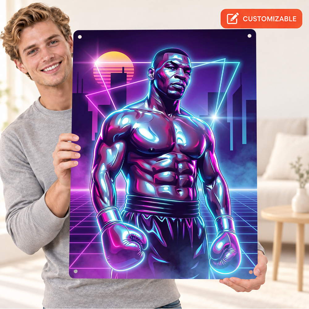 Mike Tyson Boks Temalı, Dokulu - Home Gym Neon Sign incelemesi ve fiyatı