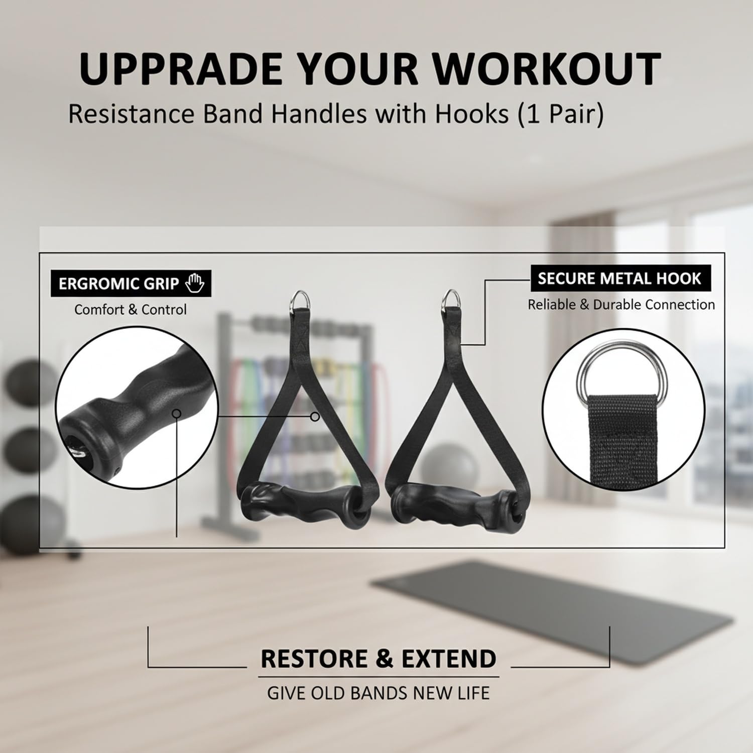 1 Çift Ergonomik Egzersiz Kolu - Lat Pulldown Cable incelemesi ve fiyatı