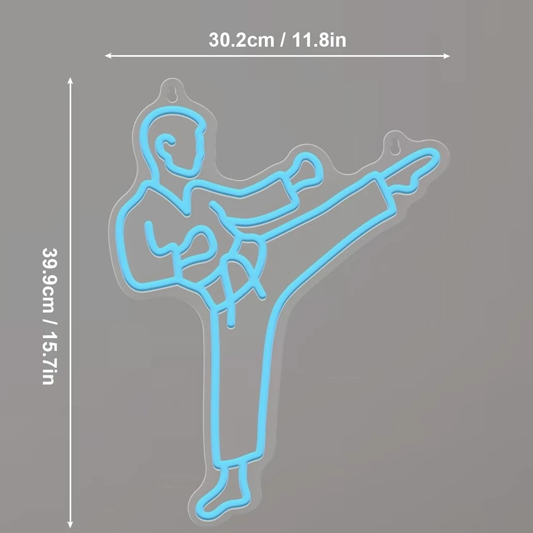 Karate Adam Neon Tabelası, Mav - Home Gym Neon Sign incelemesi ve fiyatı